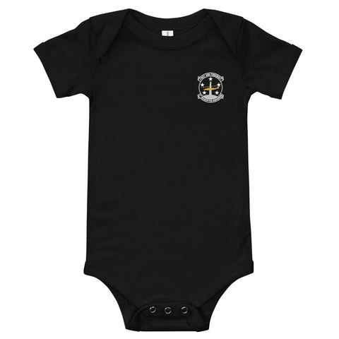 "Little Helion-1HS" Baby short sleeve one piece