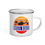 "Musel Beach" Enamel Mug