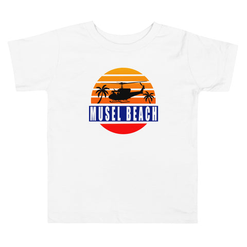 “Musel Beach” Toddler Short Sleeve Tee