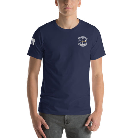 "First Heli" Short-Sleeve Unisex T-Shirt